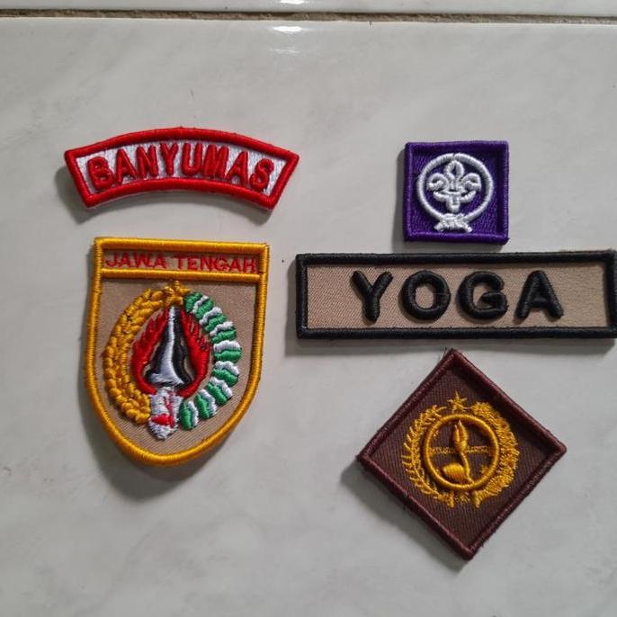 Bordir timbul atribut pramuka