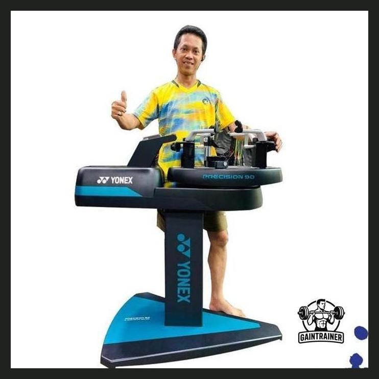 OLAHRAGA - SIMPUL SENAR TAMBAHAN 4 SIMPUL RAKET BADMINTON DENGAN MESIN DIGITAL YONEX PRECISION 9.0 T