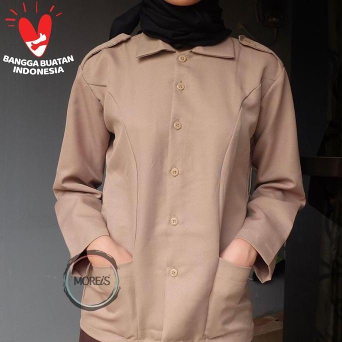 Seragam Pramuka Penggalang dan Pembina Bahan Rapilo/Gabardine
