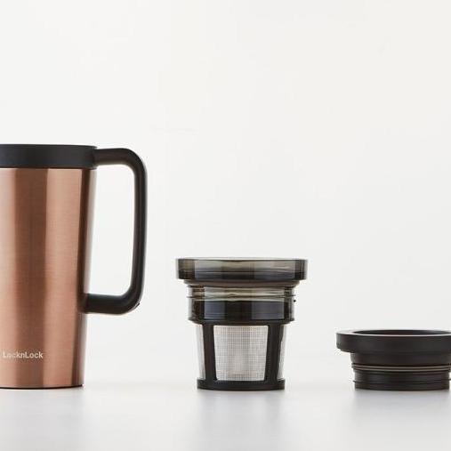 lock n lock original table mug 500ml gelas tumbler vaccum panas dingin custom grafir locknlock