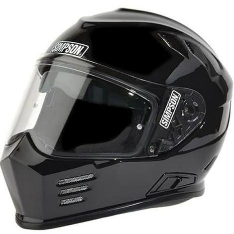 SIMPSON VENOM BLACK GLOSS | HELM FULL FACE | ORIGINAL SIMPSON 100%