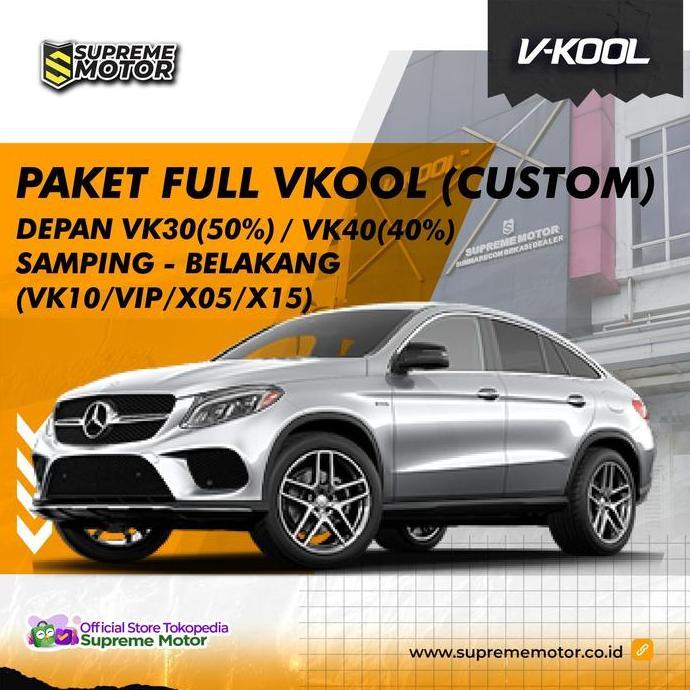 TERLARIS - Kaca film mobil full vkool (CUSTOM ORDER)