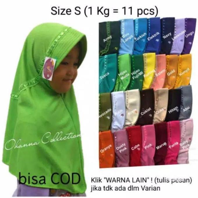 Hijab Rabbani KW / Kerudung anak sekolah Tk Sd