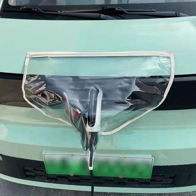 DF347>> Magnetic Ev Charger Cover Cover Charger Mobil Listrik Ev Magnetik Cover Charger Port Ev Anti