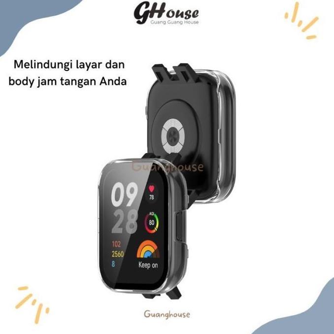 Case Redmi Watch 3 Bumper Case Xiaomi Redmi Watch 3 Bahan PC Tempered