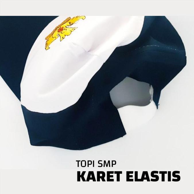 Topi Seragam SMP Biru Putih