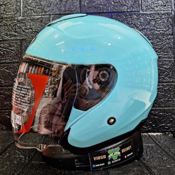 HELM KYT KYOTO SOLID AQUA BLUE