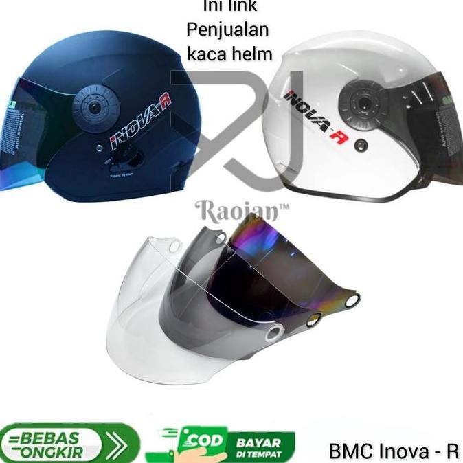 DF140 - Kaca helm BMC Inova R Visor helm BMC Inova R