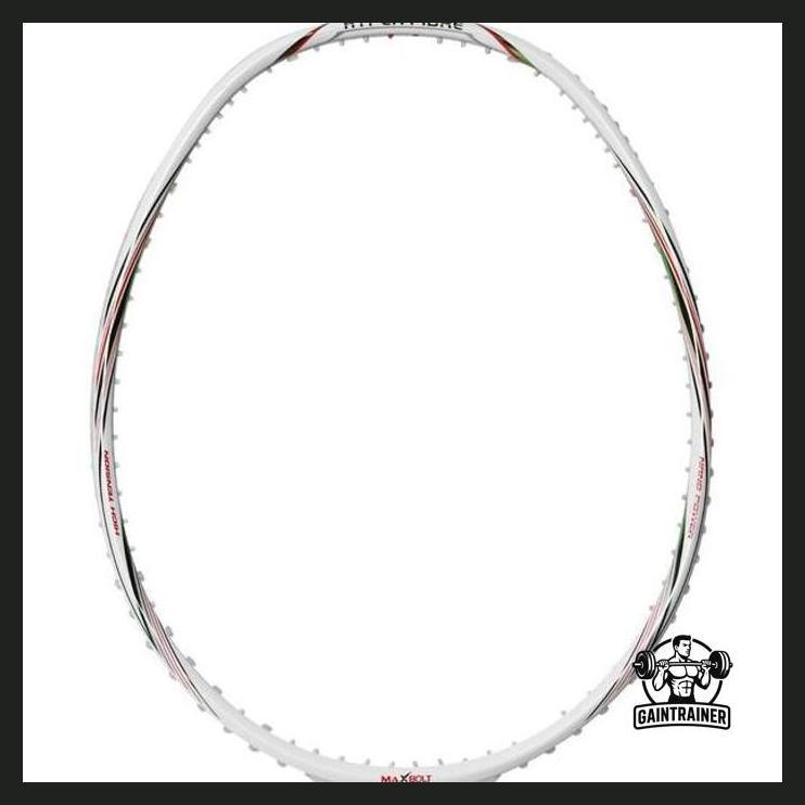 OLAHRAGA - NEW  RAKET BADMINTON ORIGINAL MAXBOLT SUPREME DNA WHITE GREEN GOOD QUALITY