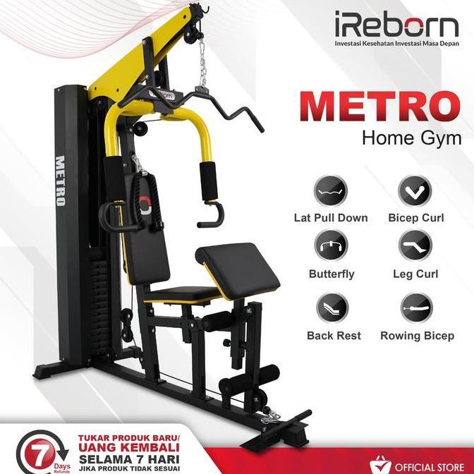 Alat Fitness Home Gym 1sisi 150LBS iReborn Metro