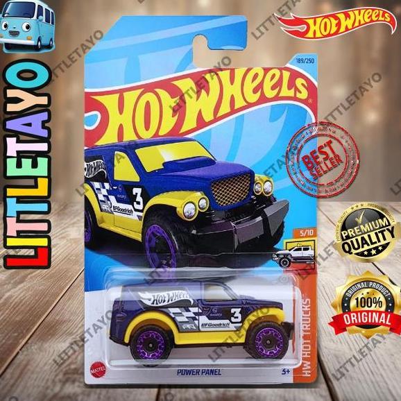 HOTWHEELS POWER PANEL 2023 UNGU VAN WAGON TRUCK BFGOODRICH