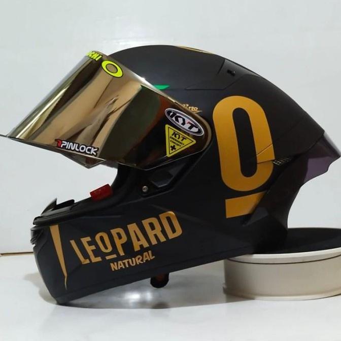 HELM KYT TT COURSE SOLID BLACK DOFF PAKET GANTENG