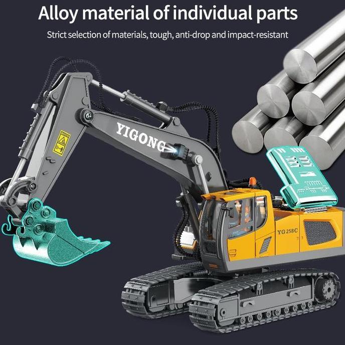 Mainan Excavator Remote Control Besar Mobil Ekskavator Rc Excavator