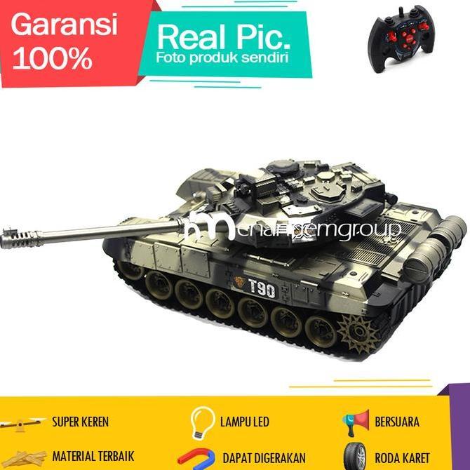 Mainan Mobil Remot Kontrol RC Tank War Speed 10 Fungsi Remot Besar