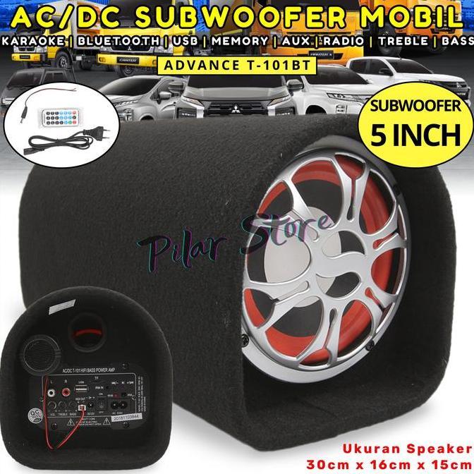 Speaker Bluetooth Full Bass Advance T-101BT Subwoofer 5 inch | Speaker Multimedia | Speaker Aktif | 