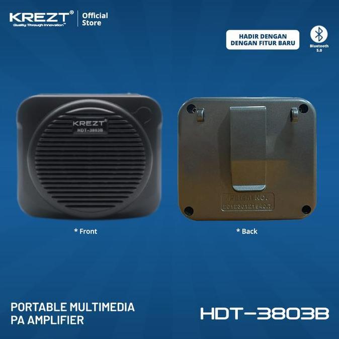 Tour Guide Speaker KREZT HDT-3803B Waistband Speaker Bluetooth