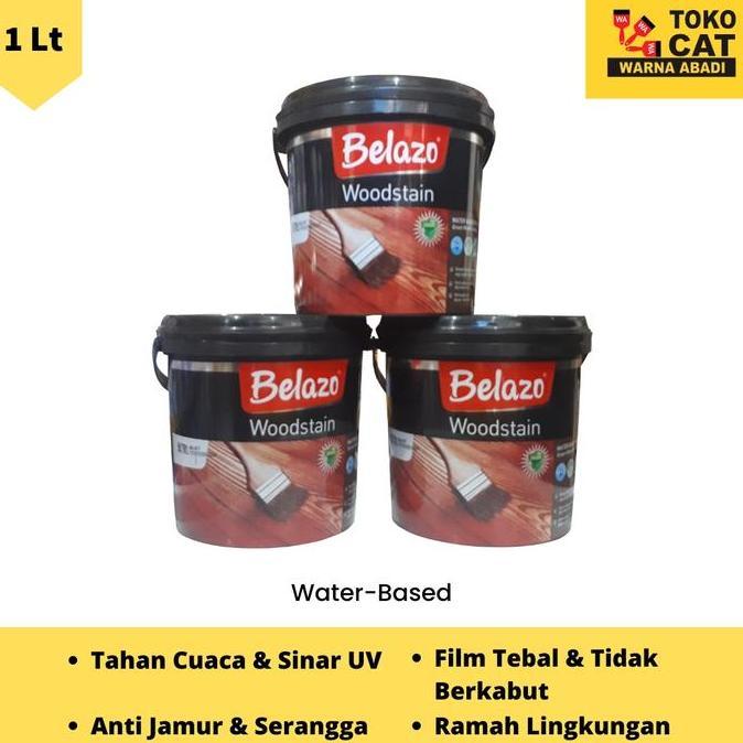 Premium Cat Woodstain / Politur / Kayu Belazo 1 Kg Promo