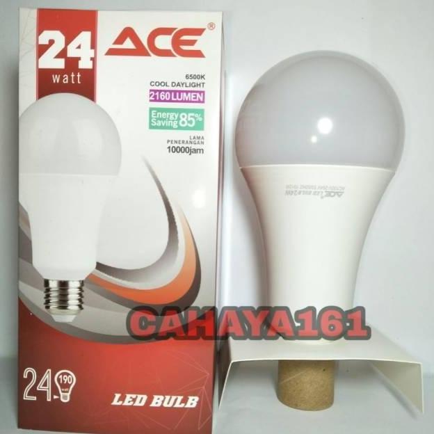 Lampu led bulb ACE 24 watt putih