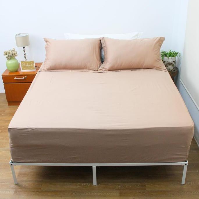 sprei katun jepang polos 120x200 160x200 180x200 200x200