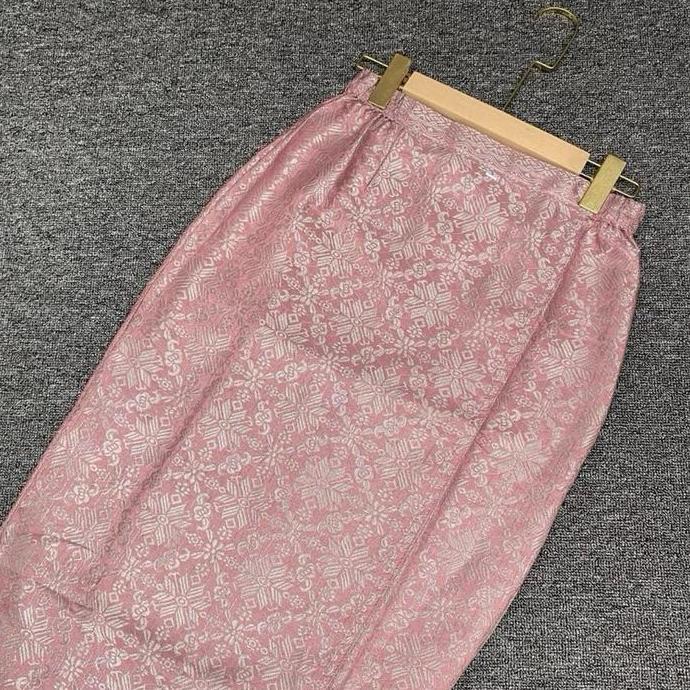 bawah rol span Songket Bawahan Wanita // Rok Songket Instan Ukuran S-2XL rok songket kebaya terbaru 