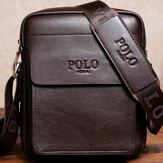 Promo Tas selempang polo kulit pria import ori premium tas slempang polo ori COD