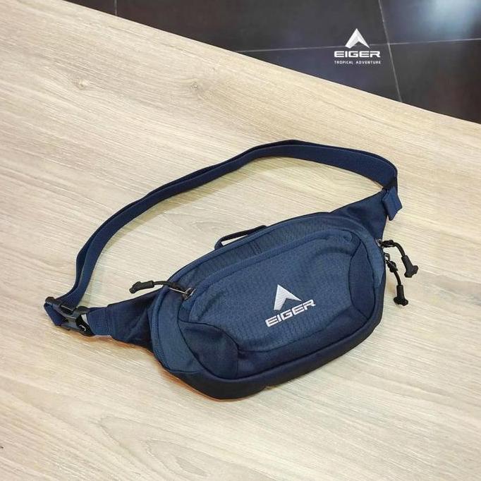 Promo EIGER CERVUS TAS SELEMPANG PRIA WAIST BAG BLACK COD