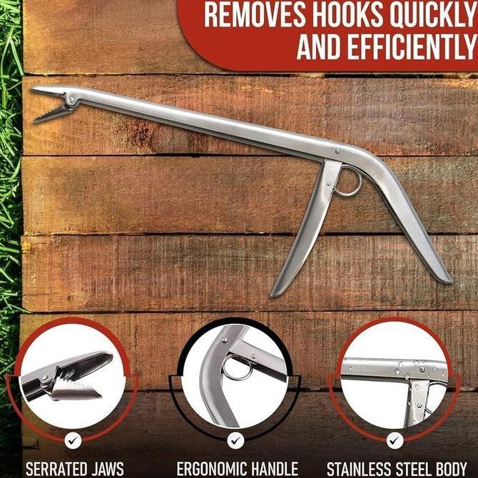 TERMURAH - Tang Panjang Alat Jepit Ular Hewan Pelepas Kait Kail Ikan Penangkap