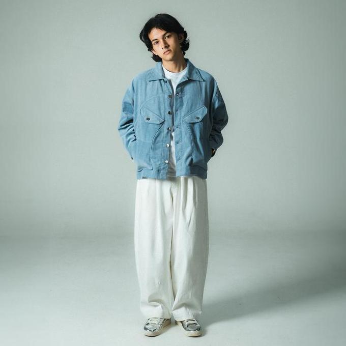 Promo Phantasma Studio. Mcgregor Corduroy Jacket. Sky Blue COD