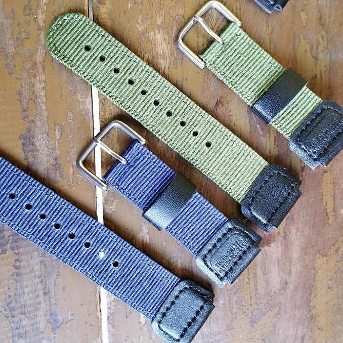 Tali jam tangan canvas DW6900 DW6600 G5600 Tali jam g***shock DW-9600 DW-6600 Free pen