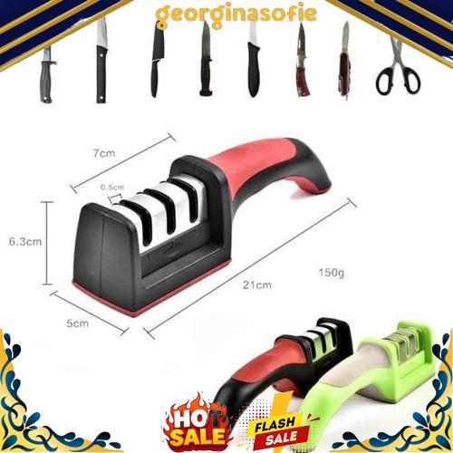 GROSIR Alat pengasah pisau tajam dapur asahan pisau gunting
