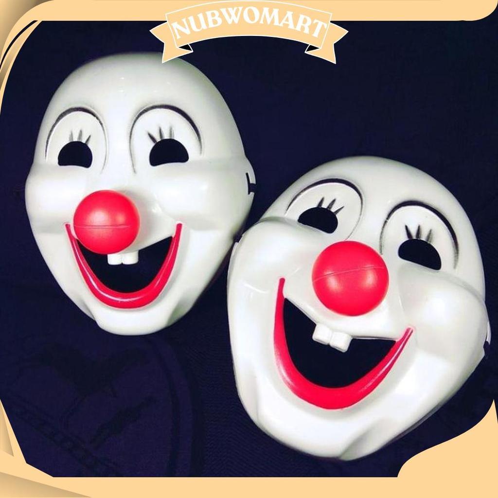 Badut Topeng Badut  Mainan Lucu Topeng Badut Hidung Merah Promo 10.10