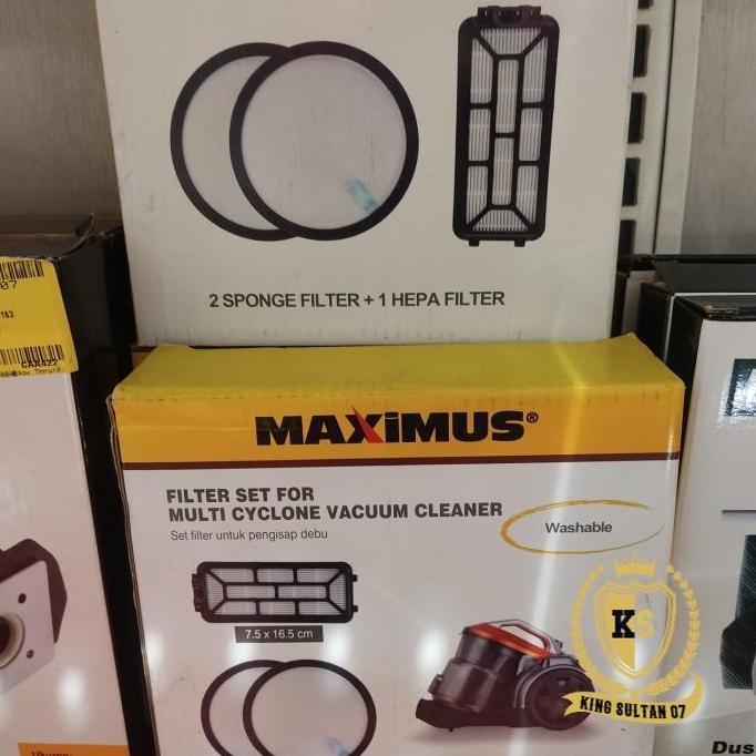 Maximus part filter multi Cyclone vacuum cleaner( 2 filter+1 hepa)