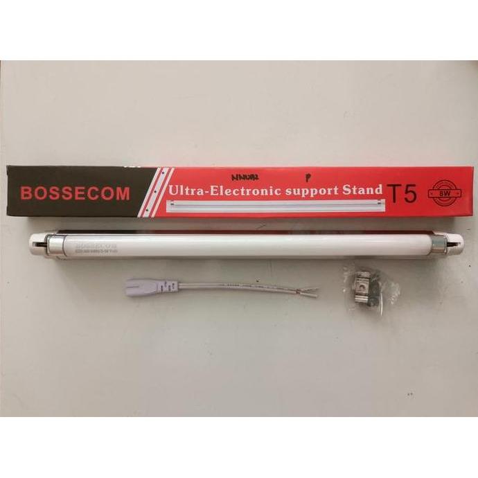 Lampu Etalase T5 Neon Lengkap BOSSECOM 8 Watt (31 CM)