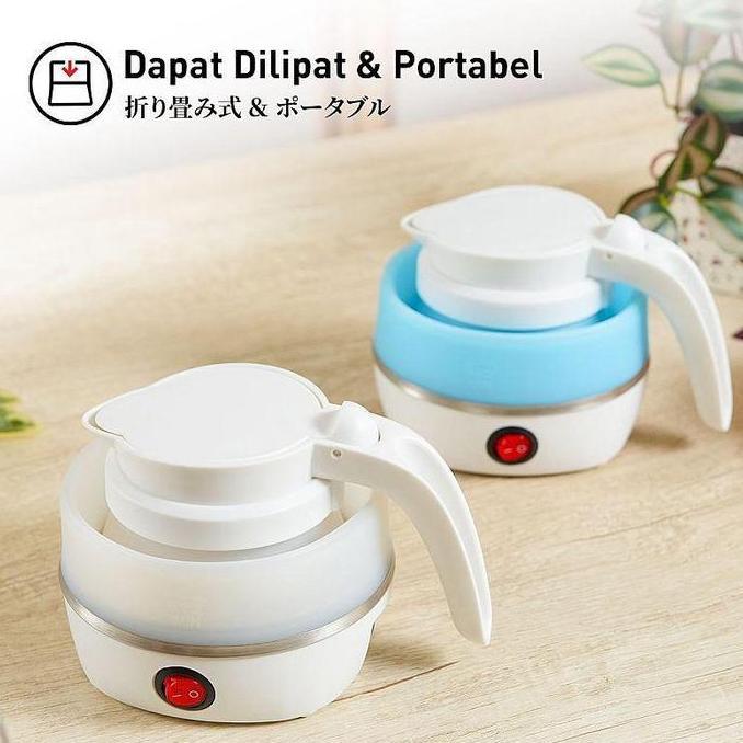 TEKO LISTRIK LIPAT IDEALIFE IL 110S Travel Folding Electric Kettle - Teko Listrik Lipat (0.6Liter)