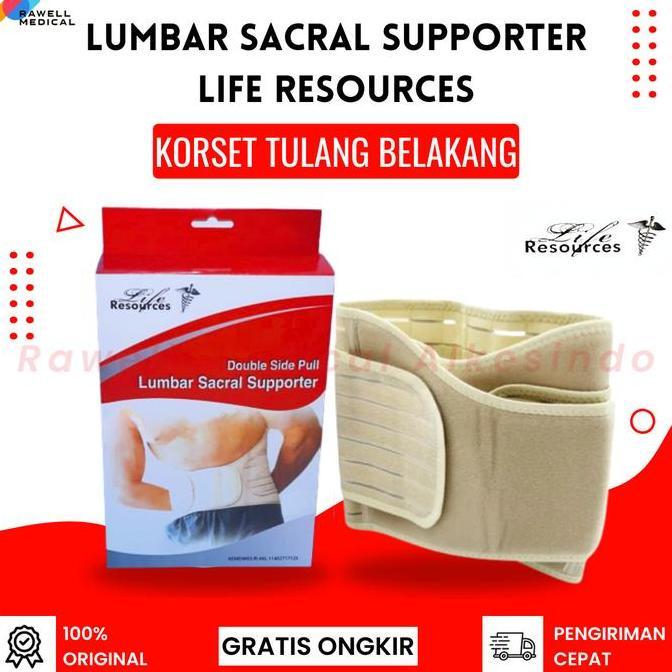 Lumbar Sacral Supporter Life Resources / Korset Tulang Belakang