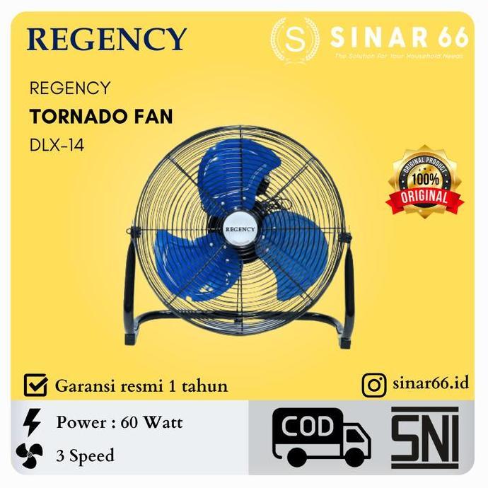 REGENCY TORNADO FAN 14" FL-36 KIPAS ANGIN DUDUK BESAR