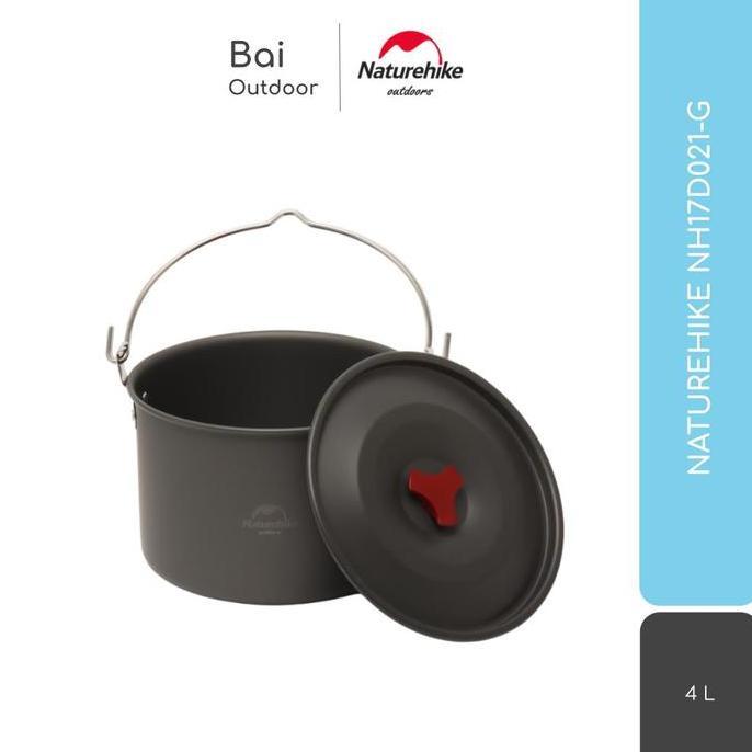 Cooking Pot Gantung Naturehike Nh17D021-G Panci Nesting Camping Ul