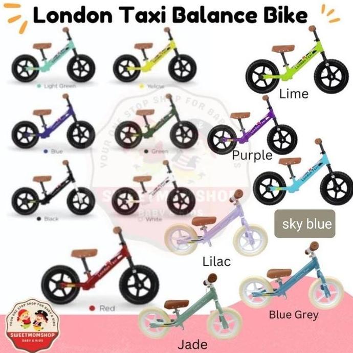Promo Sweetmomshop London Taxi Balance Bike Kick Bike COD