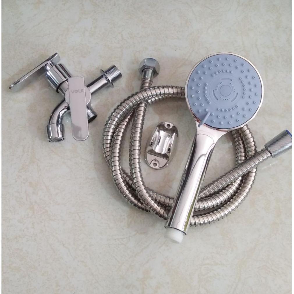 Shower Mandi Set Kran Tembok Shower set