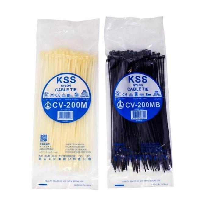 Kabel Ties 20Cm Kss Cv-200M / Cv-200Mb Kss Cable Tie 2.5 X 203 Mm