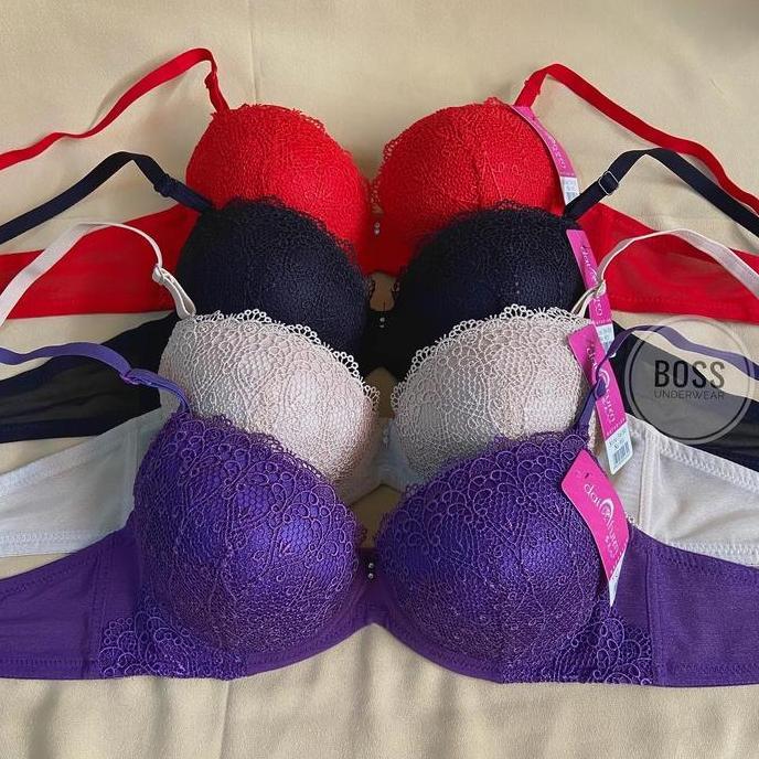 Promo Import Bra Busa Tebal/ Bra Kawat/ BH brukat busa tebal/ Push up bra COD