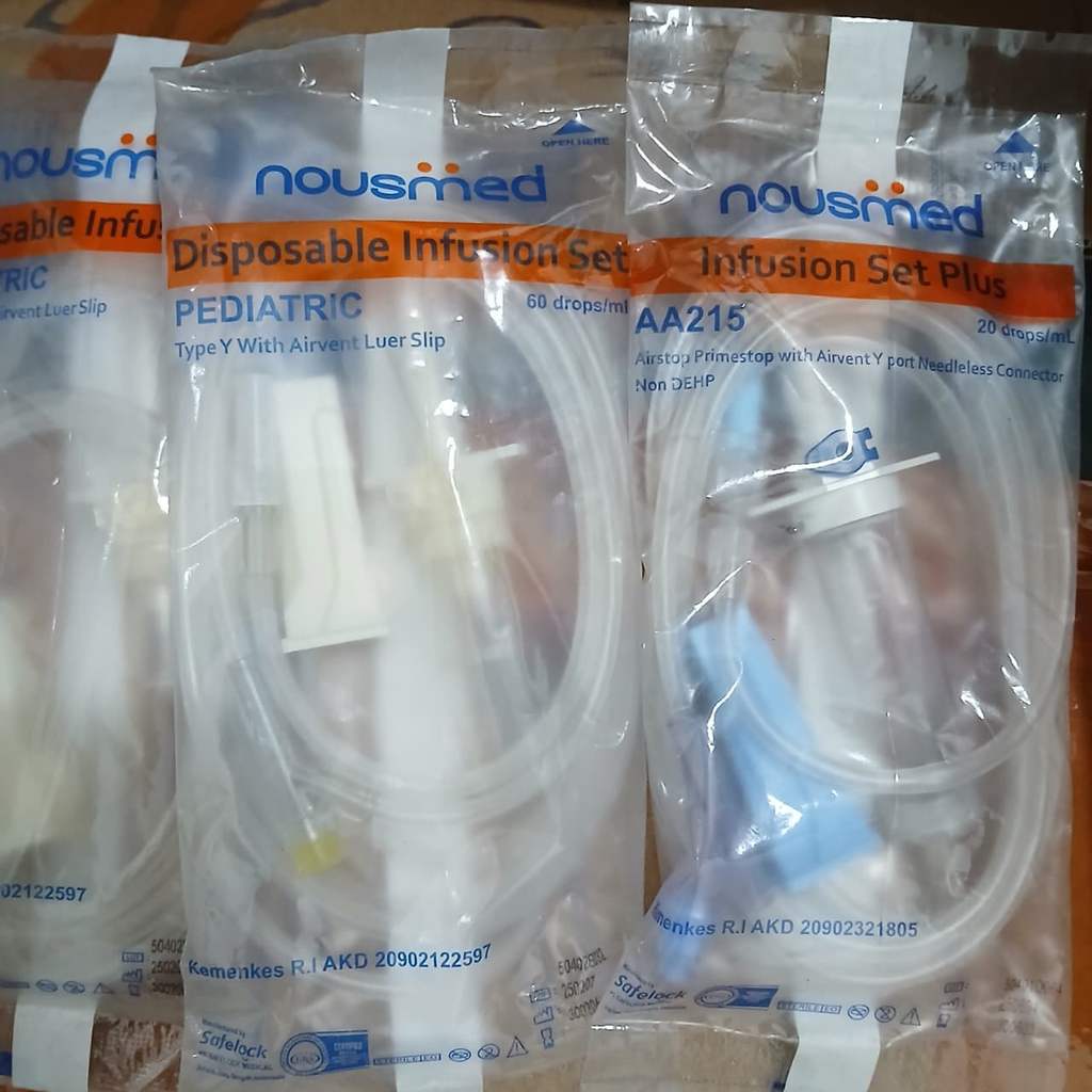 Infuset Anak Tipe Y / Infusion Set Type Y Nousmed (Box)