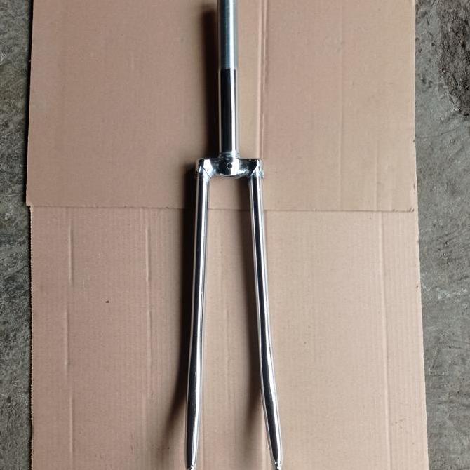 Promo fork sepeda 27 balap roadbike fixie jadul crome chrome taiwan COD