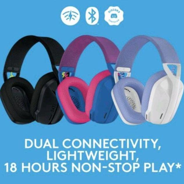 Logitech G435 Wireless + Bluetooth gaming headset Lightweight G 435 Headphone