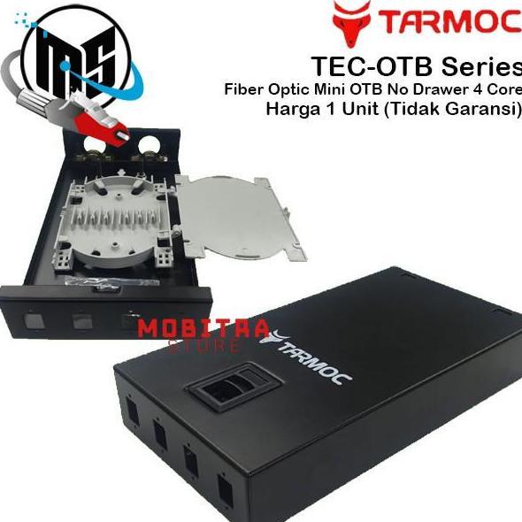 Tarmoc Fiber Optic mini OTB 4 Core SC | Roset FO Besi 4C Kosongan
