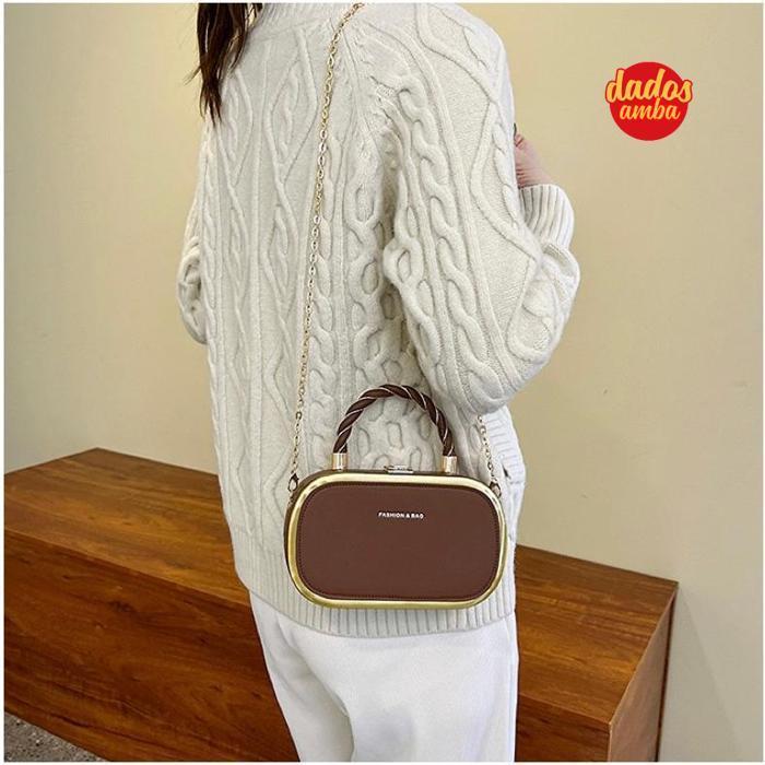 PL30 th-23 Tas Selempang Kulit Wanita Tas Hp Cewek Rantai Mini Slingbag Handbag BX 3323 Termurah Ori