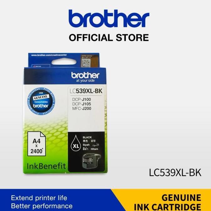 Brother Mono Ink Benefit LC539XL-BK - Tinta Brother LC539XL BK