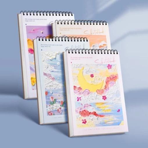 V Tec Sketch Book A3 Spiral Isi 40 Lembar 100 Gsm - Buku Sketsa / Buku Gambar / Sketch Book Paper