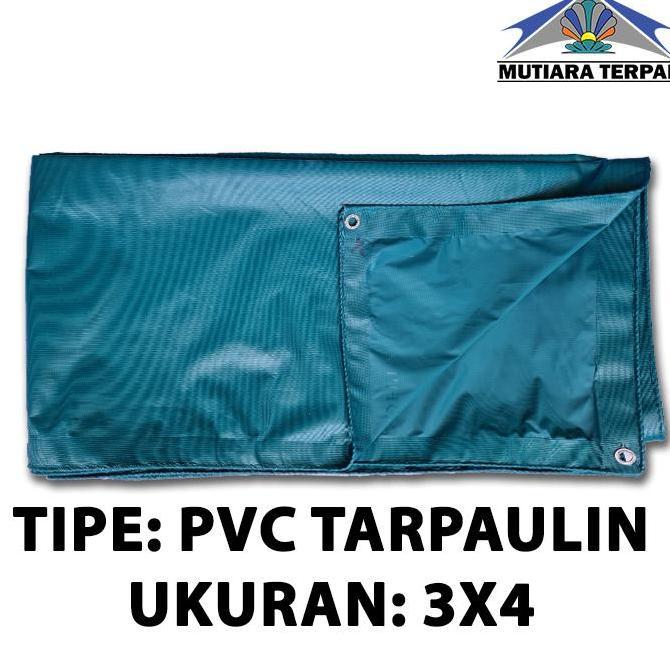 Terpal Karet Pvc Hijau Ukuran 3X4