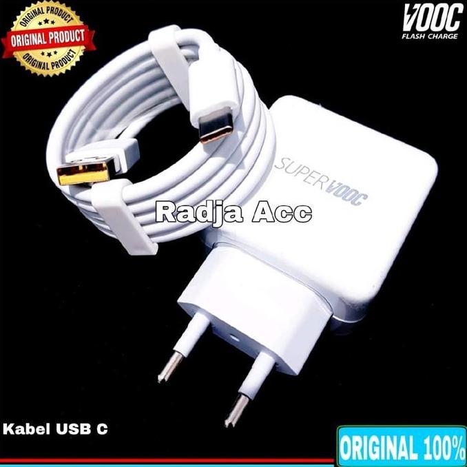 DI18 - CHARGER RELME VOOC ORIGINAL VOOC FLASH CHARGE TYPE C 20 WATT Adaptor